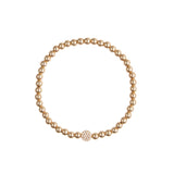 Gold Disc Bracelet